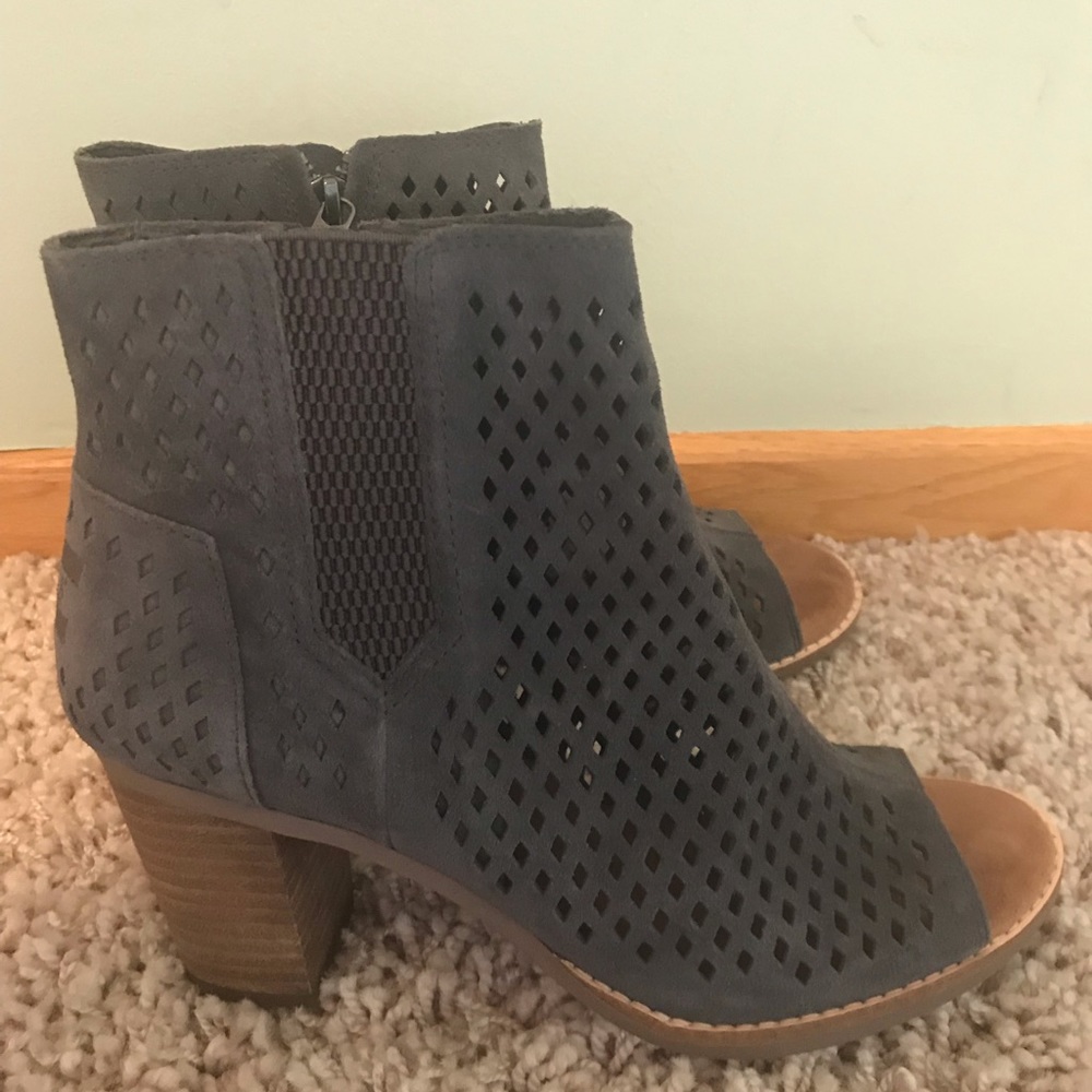 Toms Peep Toe Booties